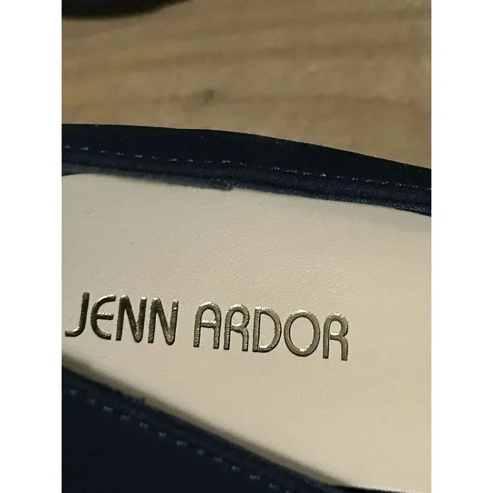 JENN ARDOR Womens Pumps Closed Round Toe Block High Heels 3.5